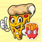 Pizza and French Fries Stickers Pack