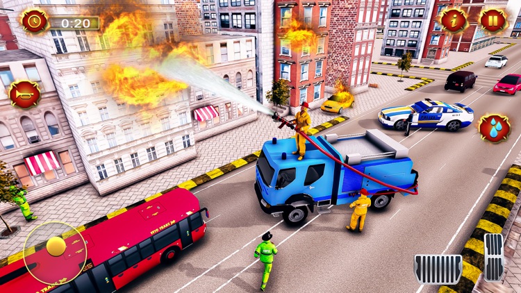 Fire Truck Department Games 3D screenshot-4