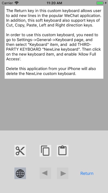 NewLine Keyboard