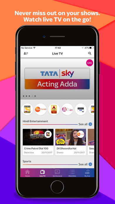 How to cancel & delete Tata Sky - Live TV & Recharge from iphone & ipad 1