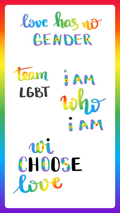 Gay Pride LGBT Month Stickers screenshot 3