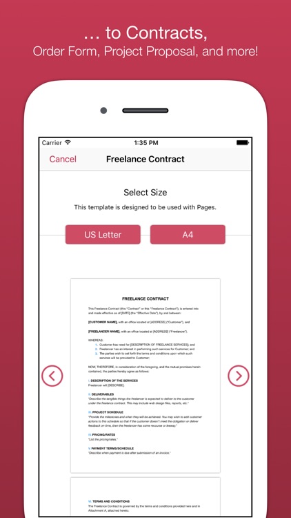 Business Templates for Pages