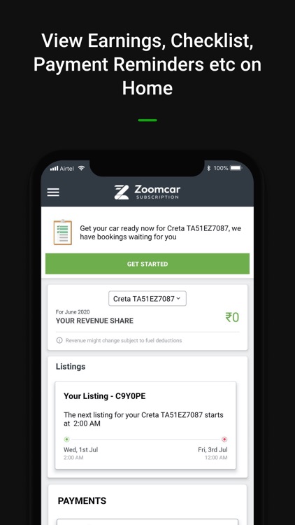 Zoomcar Subscription