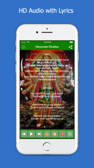 How to cancel & delete Hanuman Chalisa & HD Audio from iphone & ipad 2