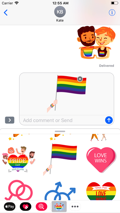 LGBT Pride Love Stickers screenshot 2