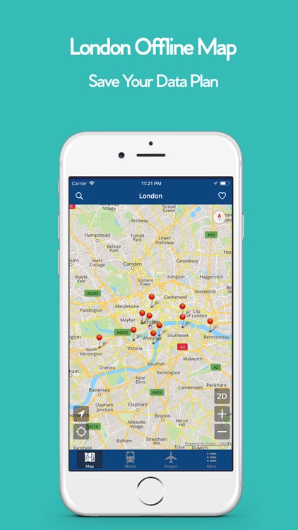 London Offline Map, Metro