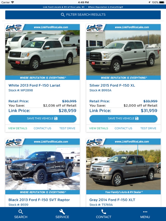 Link Ford Rice Lake >> Link Ford Rice Lake On The App Store Link Ford Rice Lake >> Link Ford Rice Lake On The App Store
