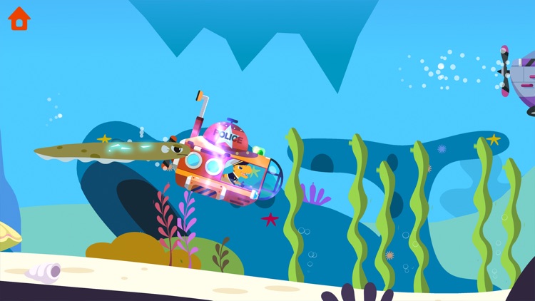Dinosaur Police Car screenshot-4