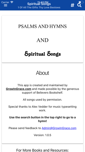 GrowInGrace Hymnal(圖1)-速報App