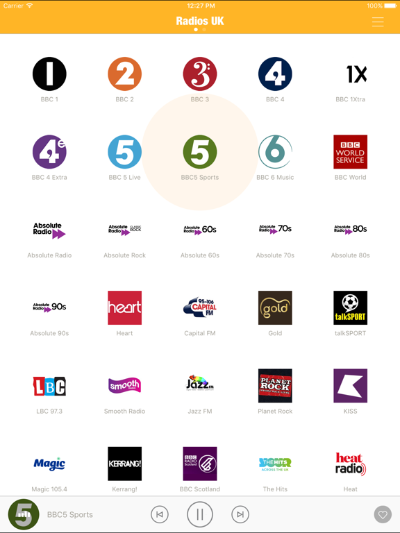 Screenshot #4 pour Radios UK FM Pro British Radio