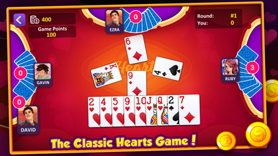 Hearts: Casino Card Game screenshot 2
