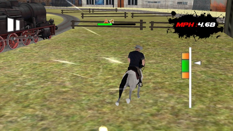 Horse Riding Vs Train Race Sim