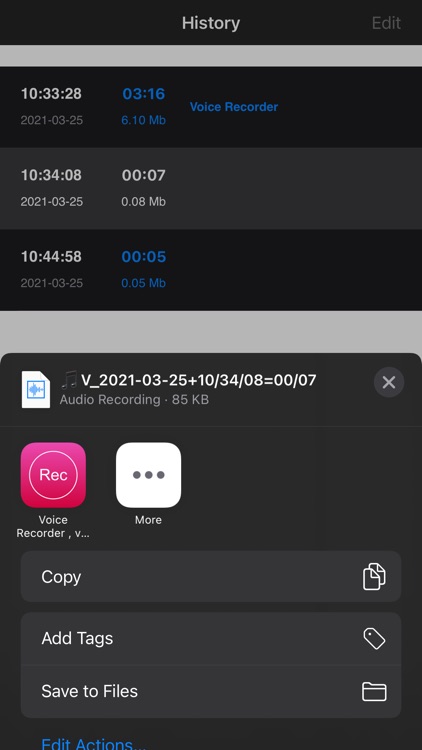 Voice Recorder, Voice Memos screenshot-5