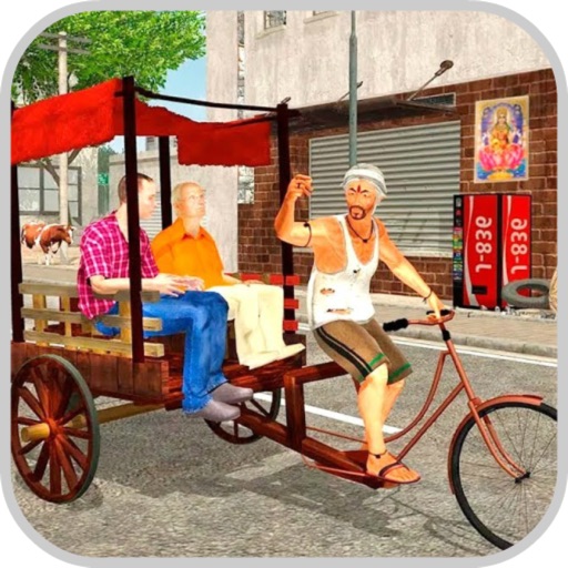 Cycle Rickshaw SIM 3D Icon