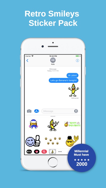 Retro Smileys Sticker Pack