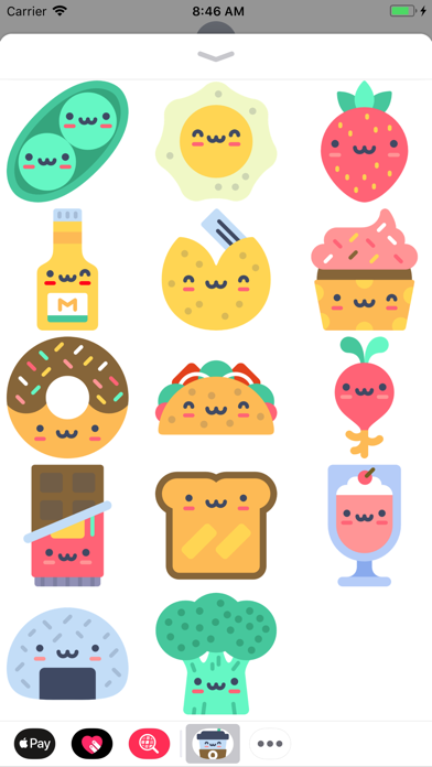 Super Cute Food Stickers screenshot 4