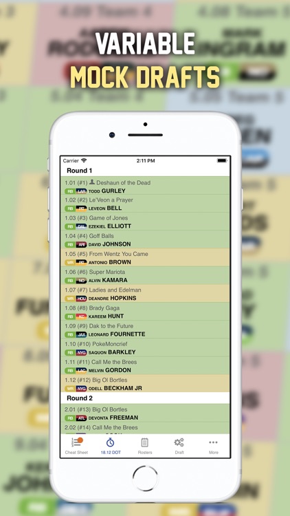FF Draft Dominator 2018