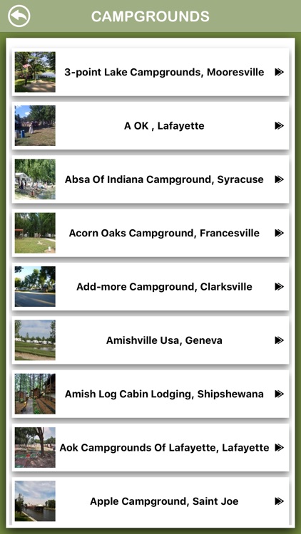 Indiana Campgrounds Offline
