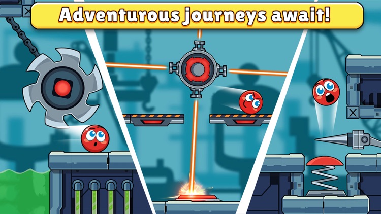 Red Bounce Ball Heroes screenshot-4