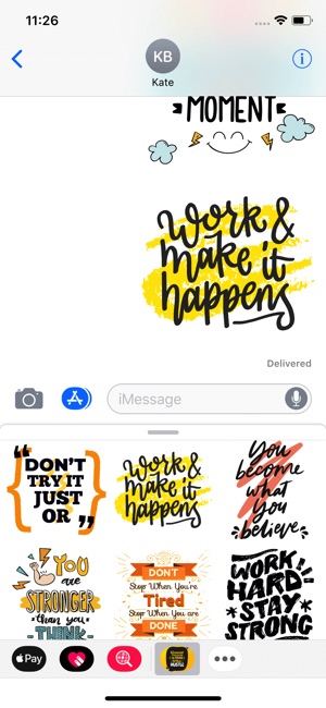 Quote Motivation Stickers(圖3)-速報App