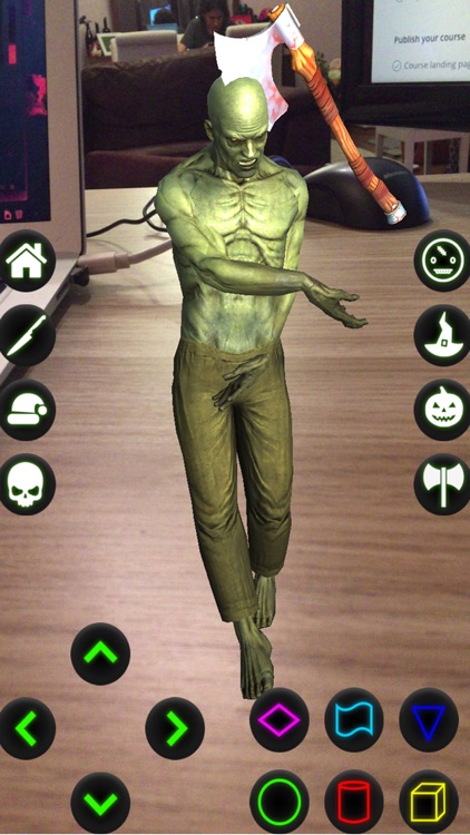 Green Alien Zombie Dance AR screenshot-3