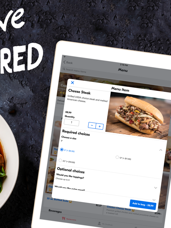 iPad Image of Grubhub: Local Food Delivery