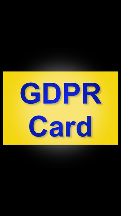 GDPR Card