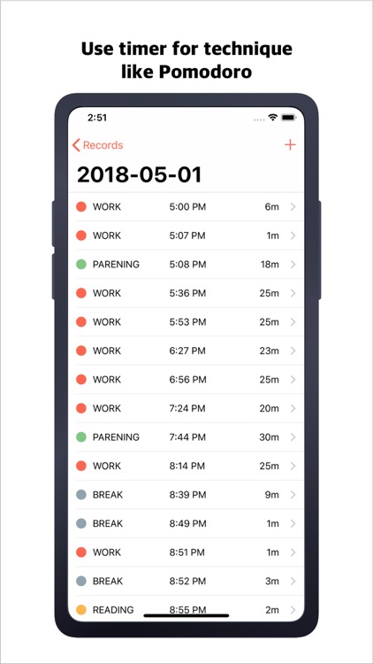 DOING - TIME LOG screenshot-3