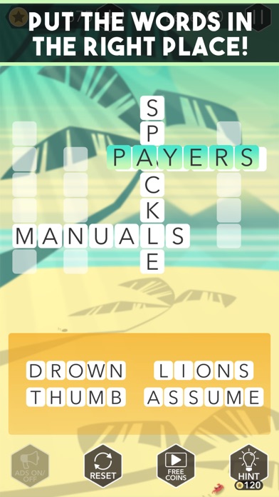 Word Tropics: Crossword Games screenshot 2