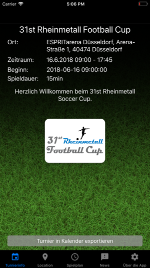 31st Rheinmetall Football Cup