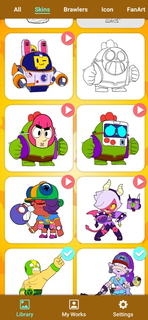 Coloring Brawl Stars On The App Store - browler brawl stars da colorare