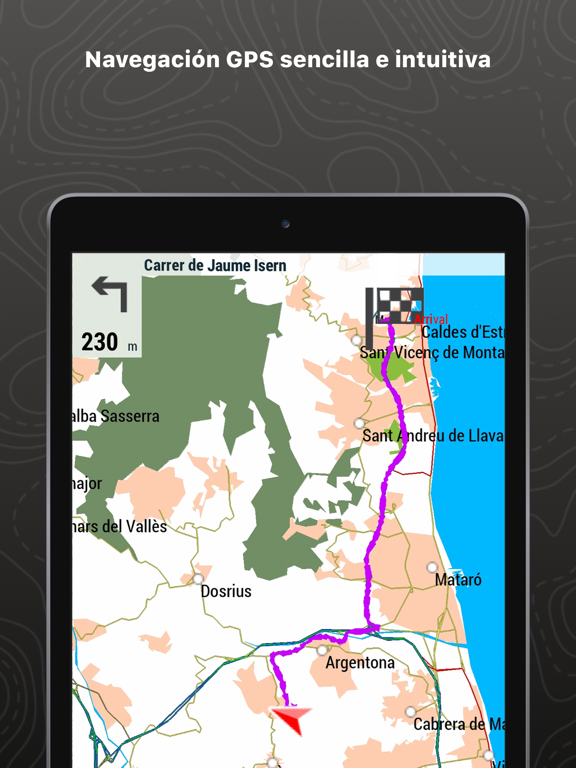 TwoNav Premium: Rutas Mapas iPad Capturas de pantalla