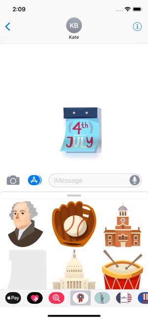 Super 4th of July Stickers(圖2)-速報App