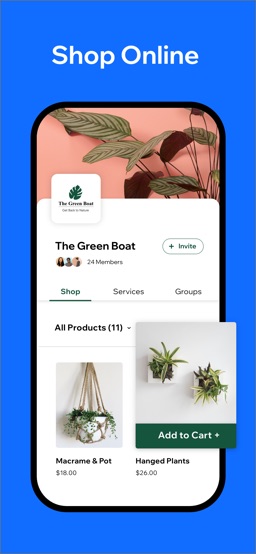 Spaces: Follow Businesses app screenshot