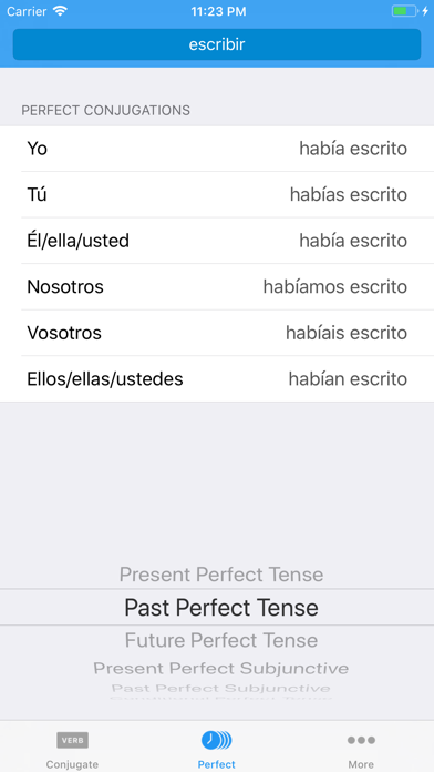 How to cancel & delete Conjugate Spanish Verbs from iphone & ipad 4