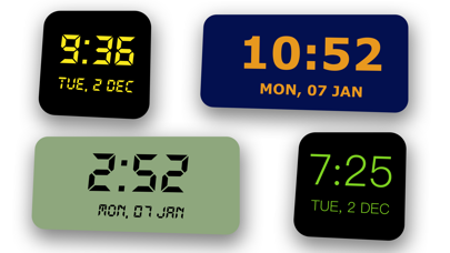 Minimalist Retro Clock screenshot 3