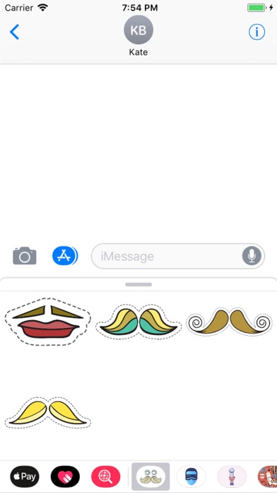 Mustache Stickers Pro screenshot 3