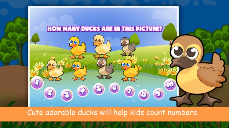 Duck Counting Numbers for Kids