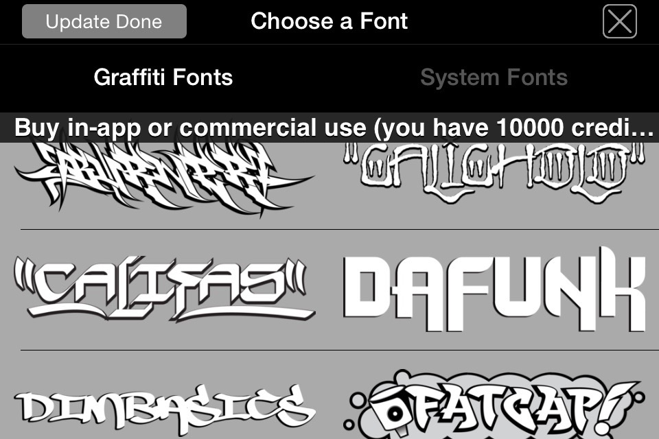 Graffiti Fonts - Graffwriter screenshot 3