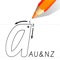 Teach your children how to write letters, numbers and your own words, using the Australian and New Zealand education approved plain and cursive fonts - QLD, NSW, ACT, VIC, TAS, SA, WA, NT and NZ