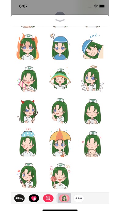 Nurse Mori Anime Stickers screenshot 4