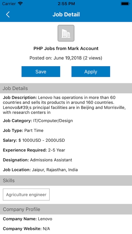 LS Job Seeker Candidate screenshot-3