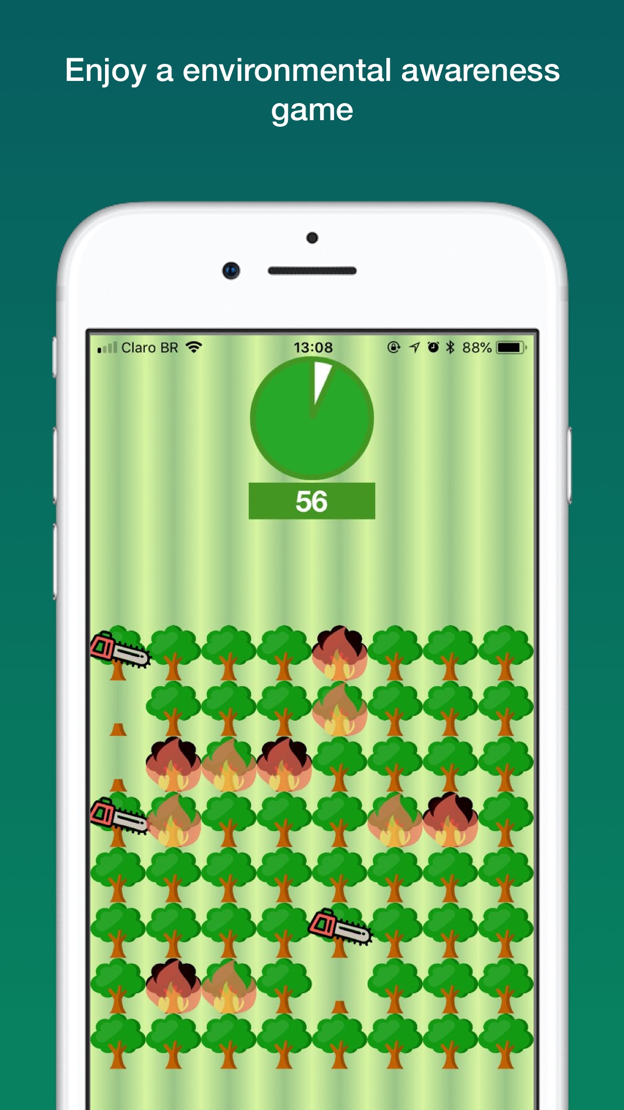 Screenshot do app Save The Trees!