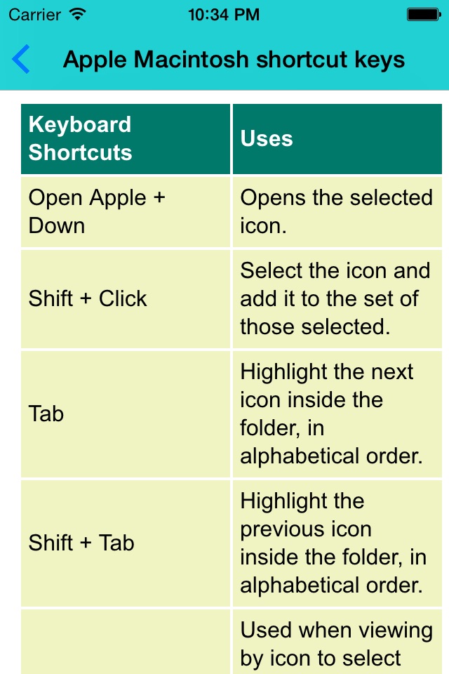 Learn Keyboard Shortcuts screenshot 2