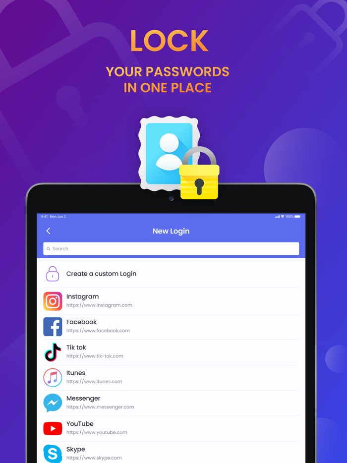 Password Manager قفل التطبيقات