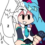 FnF Pixel Coloring Tricky Mod