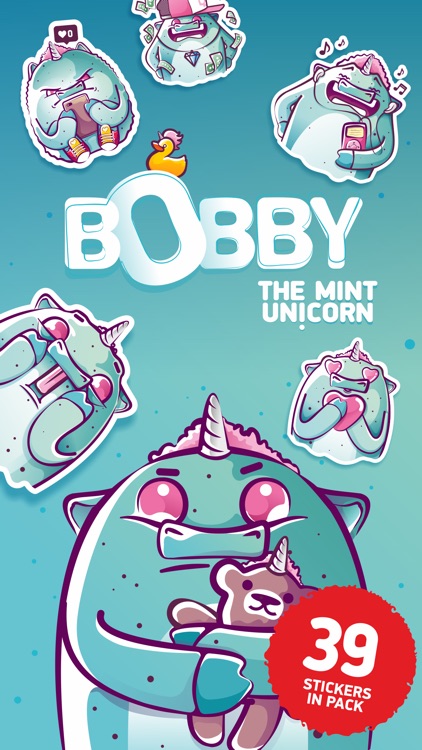 Bobby the Mint Unicorn