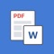 PDF to Word: pdf converter app