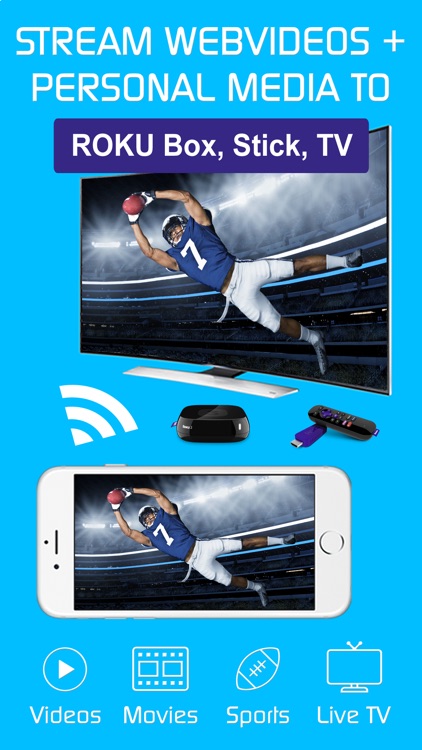 Video & TV Cast + Roku Player