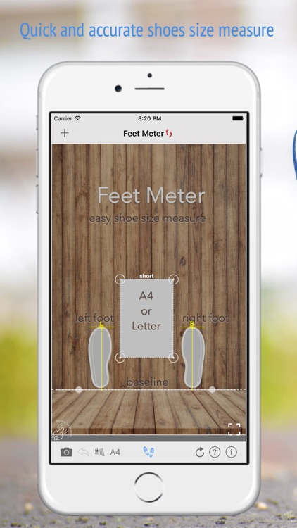 Feet Meter - shoe & foot size